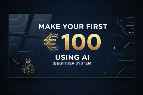 Make Your First €100 Using AI (Beginner System)